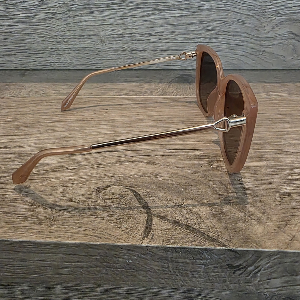 Quay Australia Ever After Milk Pink Brown Sunglasses - Picture 6 of 9